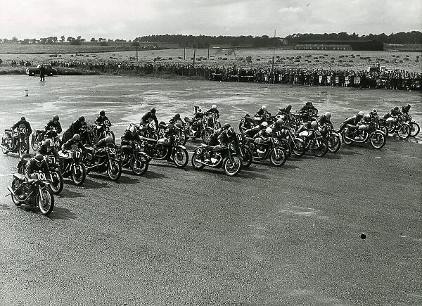 Scottish Motor Cycle Speed Championships July 1953 Motorbike racing