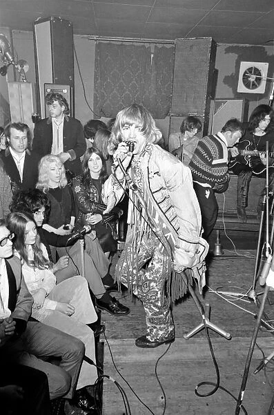 Screaming Lord Sutch returned to the London stage after an absence of four years