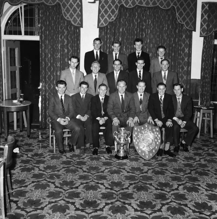 Framed Print : Scunthorpe United Third Division (North) Champions & Sunday Pictorial Giant-killers Cup Framed Print : Scunthorpe United Third Division (North) Champions & Sunday Pictorial Giant-killers Cup