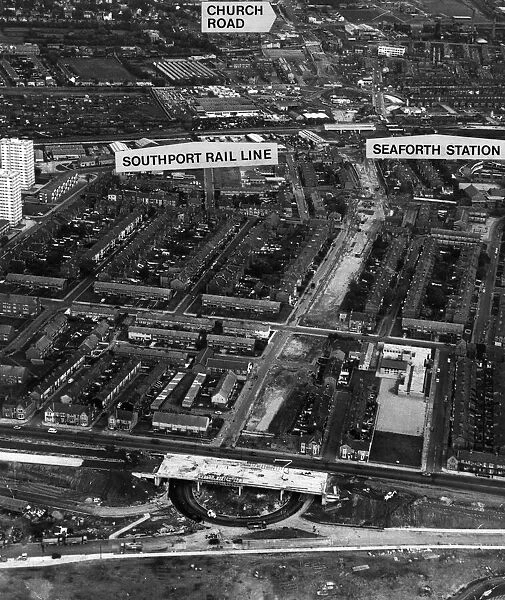 Seaforth Docks Approach, Merseyside, the final section of 2