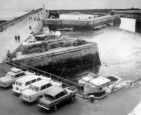Seahouses in Northumberland. c. 1965