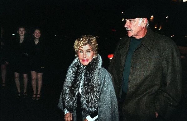 Sean Connery April 1999 Coming back to the Caledonian Hotel with his wife Micheline