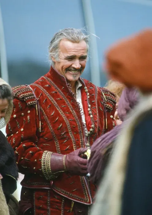 Framed Print : Sean Connery during the filming of Highlander film. Circa May 1985 Framed Print : Sean Connery during the filming of Highlander film. Circa May 1985