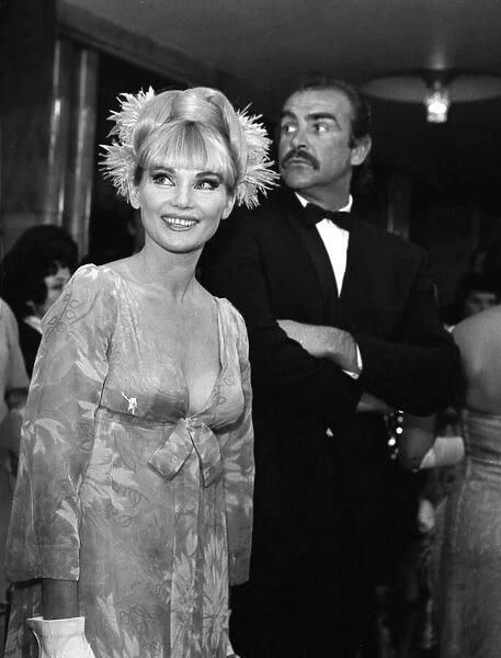Sean Connery at the premiere of the James Bond film You Only Live Twice 1967