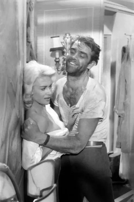 Framed Print : Sean Connery on the set of the film Action of the Tiger Framed Print : Sean Connery on the set of the film Action of the Tiger