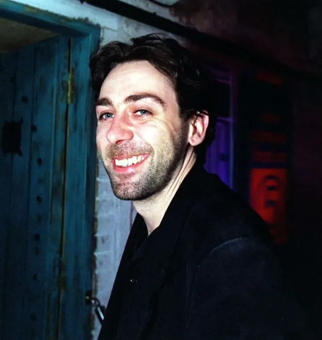 Framed Print : Sean Hughes Irish Comedian at an Edinburgh Festival Party August 1997 A©mirrorpix