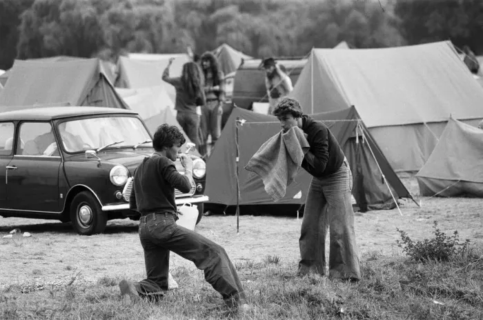 Framed Print : The Seasalter Pop Festival, Kent. 28th August 1976 Framed Print : The Seasalter Pop Festival, Kent. 28th August 1976