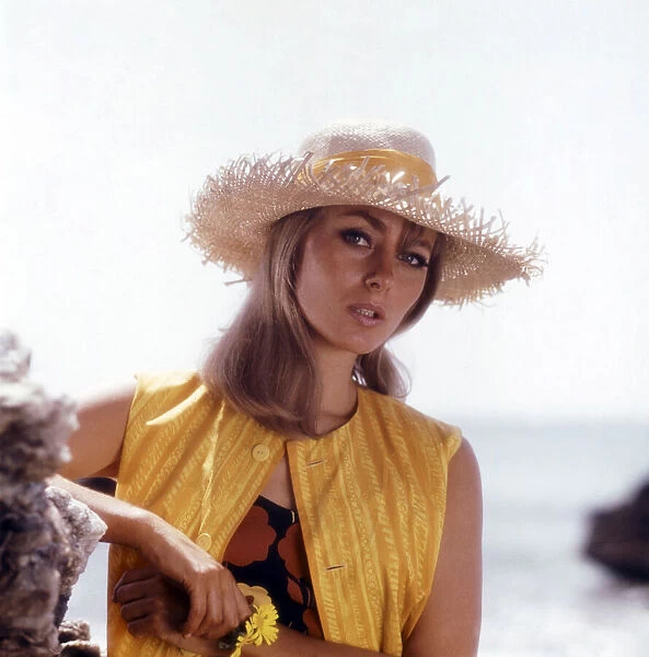 Seaside Fashion: Clothing: Holidays: Beachwear. Circa 1965