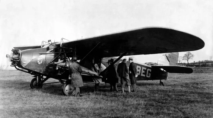 Framed Print : The six seated, three-engined Westland Wessex monoplane aircraft pictured at Cramlington Framed Print : The six seated, three-engined Westland Wessex monoplane aircraft pictured at Cramlington