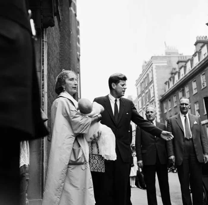 Framed Print : Second day of the private visit to London of American President John F