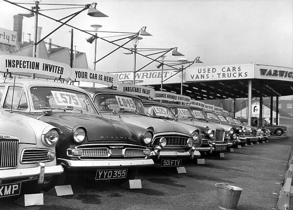 Second - hand cars. October 1962 P005188