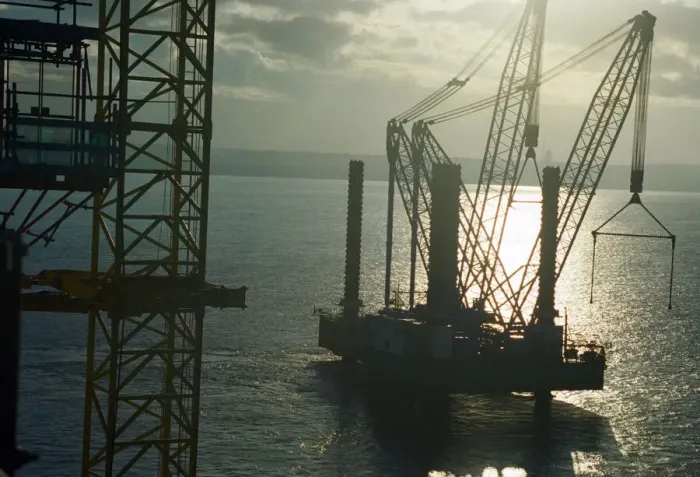 Framed Print : The Second Severn Crossing under construction. 28th November 1995 Framed Print : The Second Severn Crossing under construction. 28th November 1995