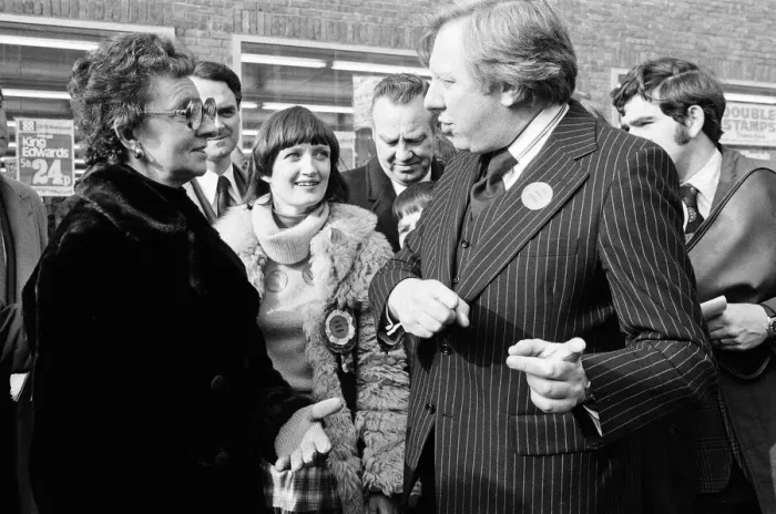 Framed Print : Secretary of State for Prices and Consumer Protection Roy Hattersley was a happy man Framed Print : Secretary of State for Prices and Consumer Protection Roy Hattersley was a happy man