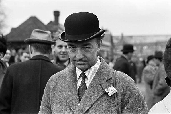 Secretary of State for War John Profumo at Sandown Park Racecourse. 22nd March 1963
