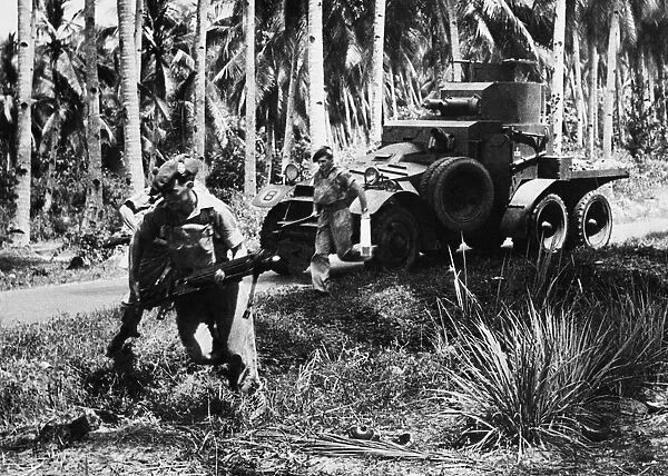 A section of Argyll and Sutherland Highlanders regiment in Malaya
