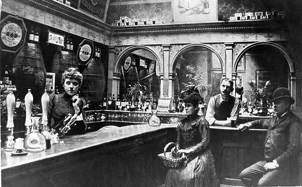 The select bar of the Adelaide Hotel, Newgate Street, Newcastle in 1890
