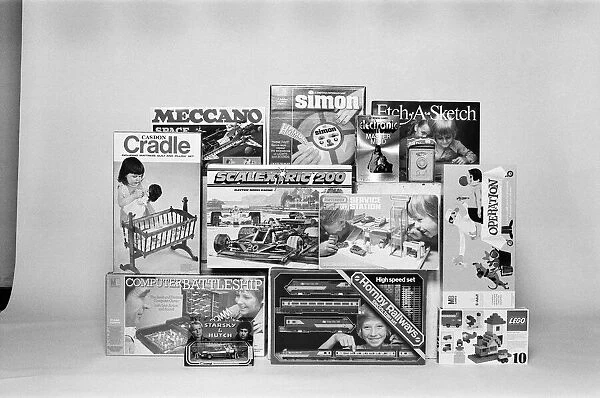 A selection of childrens toys and games. 24th November 1979