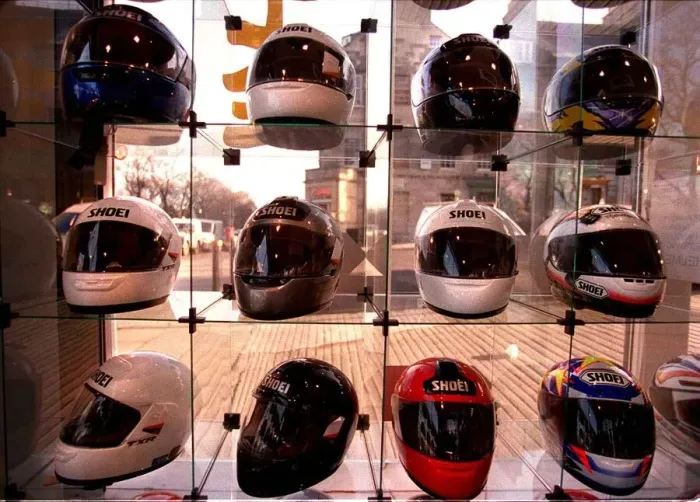 Framed Print : Selecton of motorcycle helmets February 1998 PIC BY CHRIS WATT Framed Print : Selecton of motorcycle helmets February 1998 PIC BY CHRIS WATT