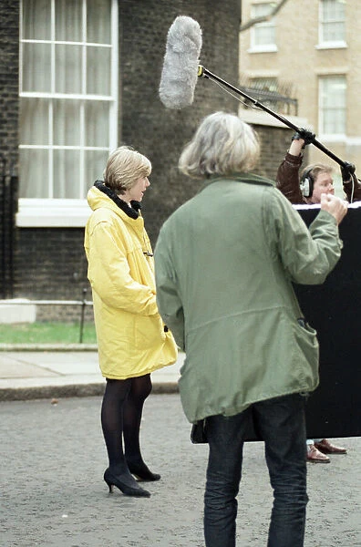 Selina Scott at 10 Downing Street amid the Conservative Party leadership battle