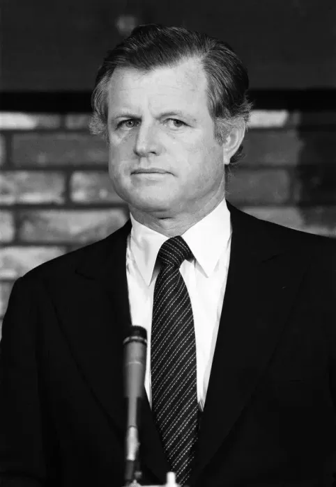 Framed Print : Senator Edward Kennedy on the campaign trail ahead of the New Hampshire Primary Framed Print : Senator Edward Kennedy on the campaign trail ahead of the New Hampshire Primary