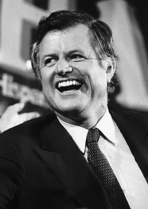 Framed Print : Senator Edward Kennedy makes a speech after the announcement of his withdrawal from Framed Print : Senator Edward Kennedy makes a speech after the announcement of his withdrawal from