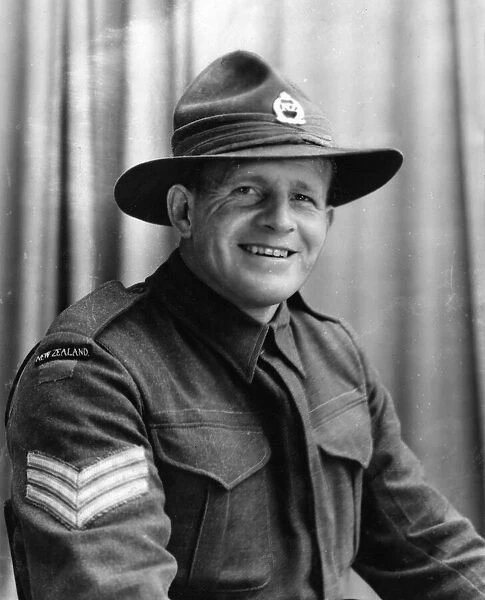 Sergeant Alfred Clive Hulme, of Dunedin, New Zealand, who has been awarded the Victoria
