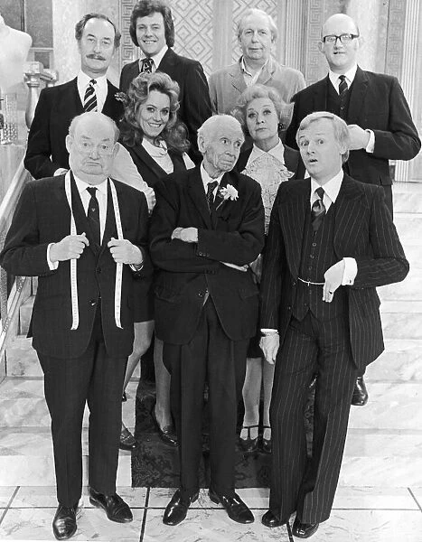 Are You Being Served TV Programme - cast members on comedy show based in the Menswear