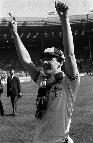 Seventeen years old Paul Allen after his Wembley debut in the FA Cup Final 1980