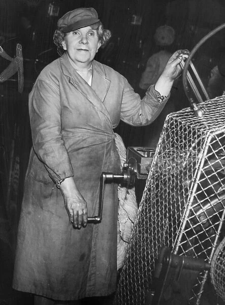 Seventy two year old factory worker Mrs Slim of 283 Queens road, Londonderry, Smethwick