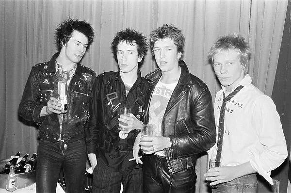 The Sex Pistols. 10th March 1977. London... They are back again -