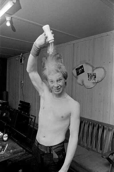The Sex Pistols in Eindhoven, Holland. Paul Cook. 11th December 1977