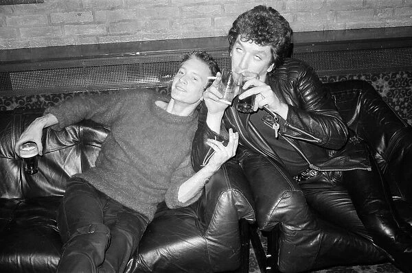 The Sex Pistols in Eindhoven, Holland. Steve Jones. 11th December 1977