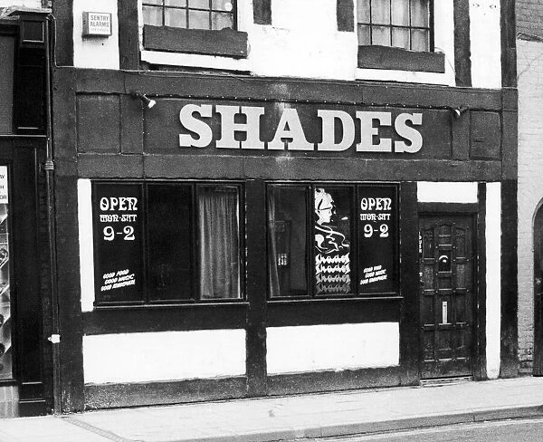 The Shades night club in The Burges Coventry city centre 7th January 1982