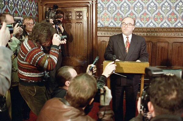 Shadow Chancellor of the Exchequer John Smith MP. 14th April 1992