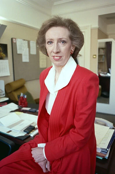Shadow Chief Secretary to the Treasury Margaret Beckett. 13th February 1992