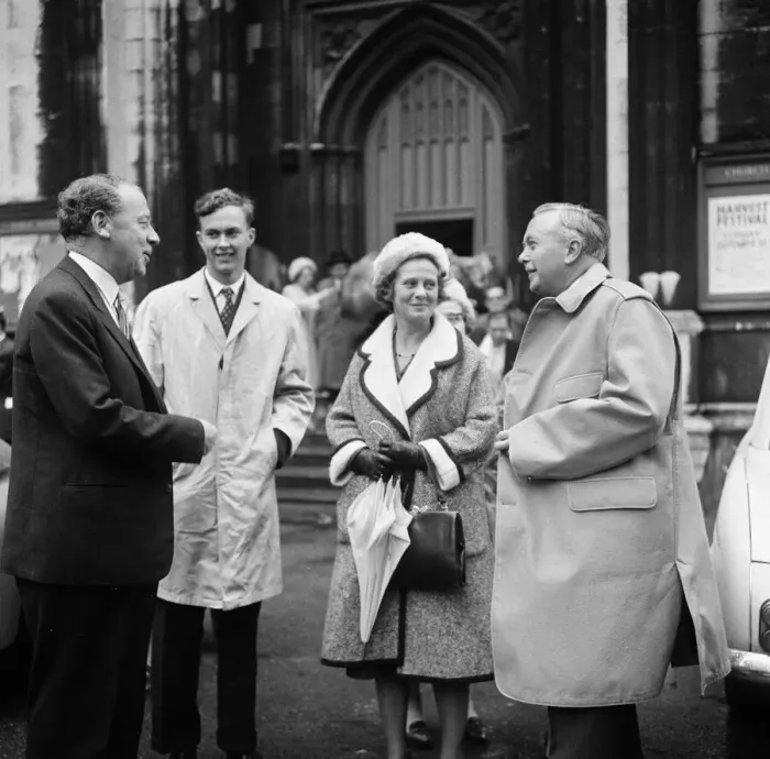 Framed Print : Shadow Foreign Secretary Harold Wilson pictured with wife Mary Wilson Framed Print : Shadow Foreign Secretary Harold Wilson pictured with wife Mary Wilson