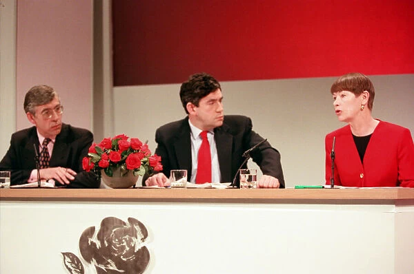 Shadow Home Secretary Jack Straw, Shadow Chancellor of the Exchequer Gordon Brown