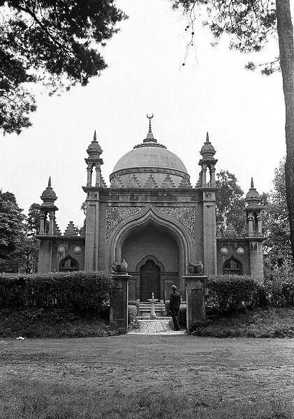 The Shah Jahan Mosque in Woking, Surrey. The Mosque, built in 1889 by Dr Gottleib