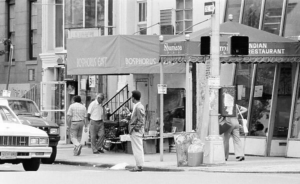 Shamiana Indian Restaurant, New York, USA, June 1984