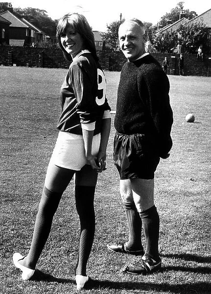 Bill Shankly football manager Liverpool at training ground