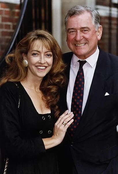 Sharon Maughan Actress with fellow actor George Baker