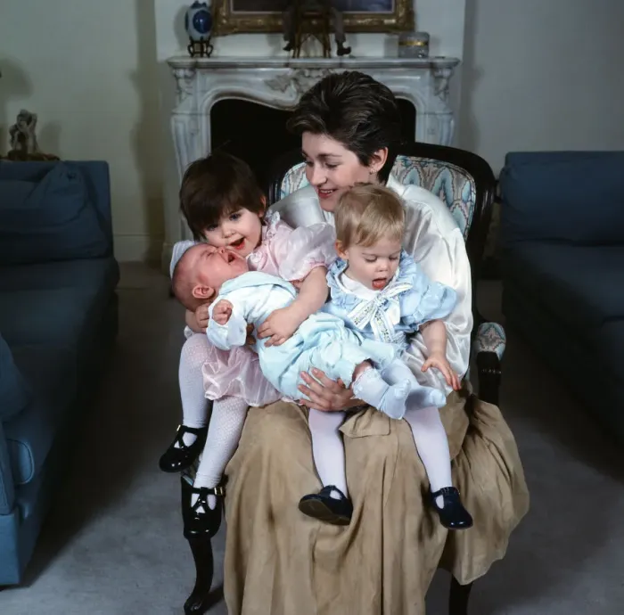 Framed Print : Sharon Osbourne is pictured with her three children, Aimee, Kelly and Jack. Circa 1986 Framed Print : Sharon Osbourne is pictured with her three children, Aimee, Kelly and Jack. Circa 1986