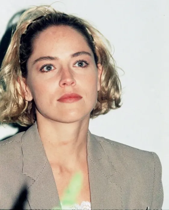 Framed Print : Sharon Stone American actress 1992