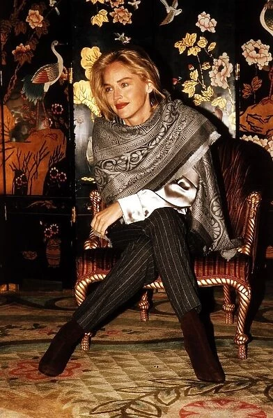 Sharon Stone in London for the launch of the her new film Casino