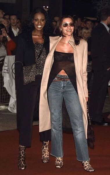 Shaznay Lewis and Melanie Blatt Sep 1999 FROM ALL SAINTS ARRIVING AT HOME TONIGHT