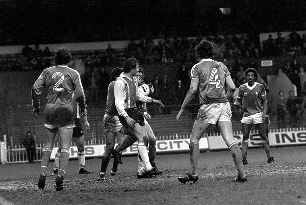 Sheffield United 0 v. Gillingham 1. Division Three Football. January 1981 MF01-11-015