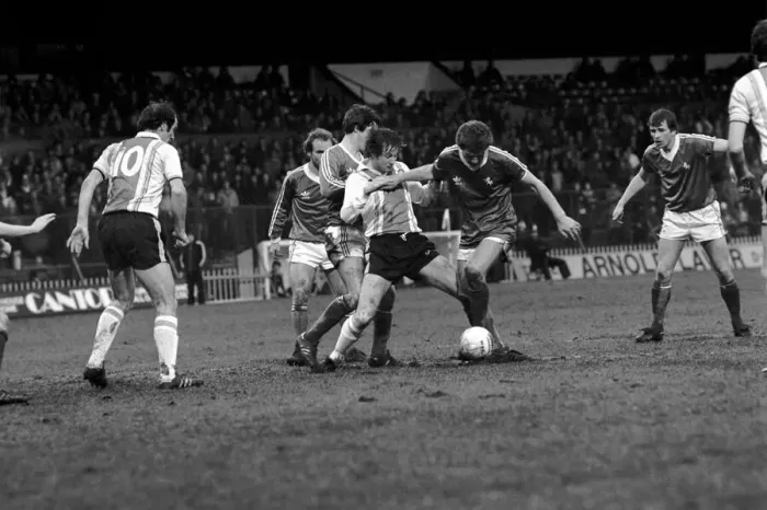Framed Print : Sheffield United 0 v. Gillingham 1. Division Three Football. January 1981 MF01-11-009 Framed Print : Sheffield United 0 v. Gillingham 1. Division Three Football. January 1981 MF01-11-009
