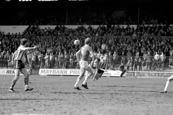 Framed Print : Sheffield United 1 v. Bury 1. April 1982 MF06-27-042 Local Caption Division 4 Framed Print : Sheffield United 1 v. Bury 1. April 1982 MF06-27-042 Local Caption Division 4