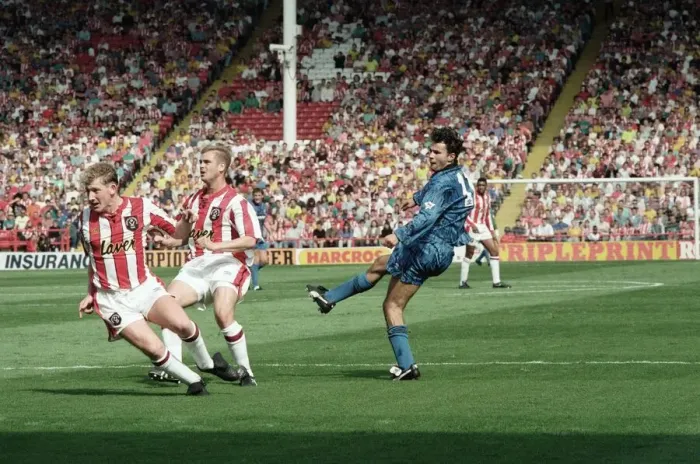 Framed Print : Sheffield United 2 - 1 Manchester United Premier League match at Bramall Lane, Sheffield