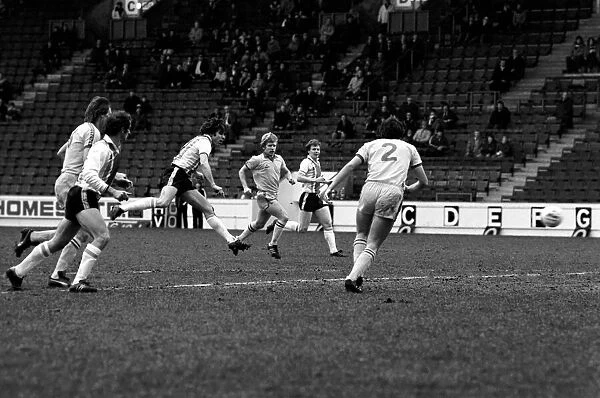 Sheffield United 2 v. Reading 0. Division Three Football. February 1981 MF01-26-017